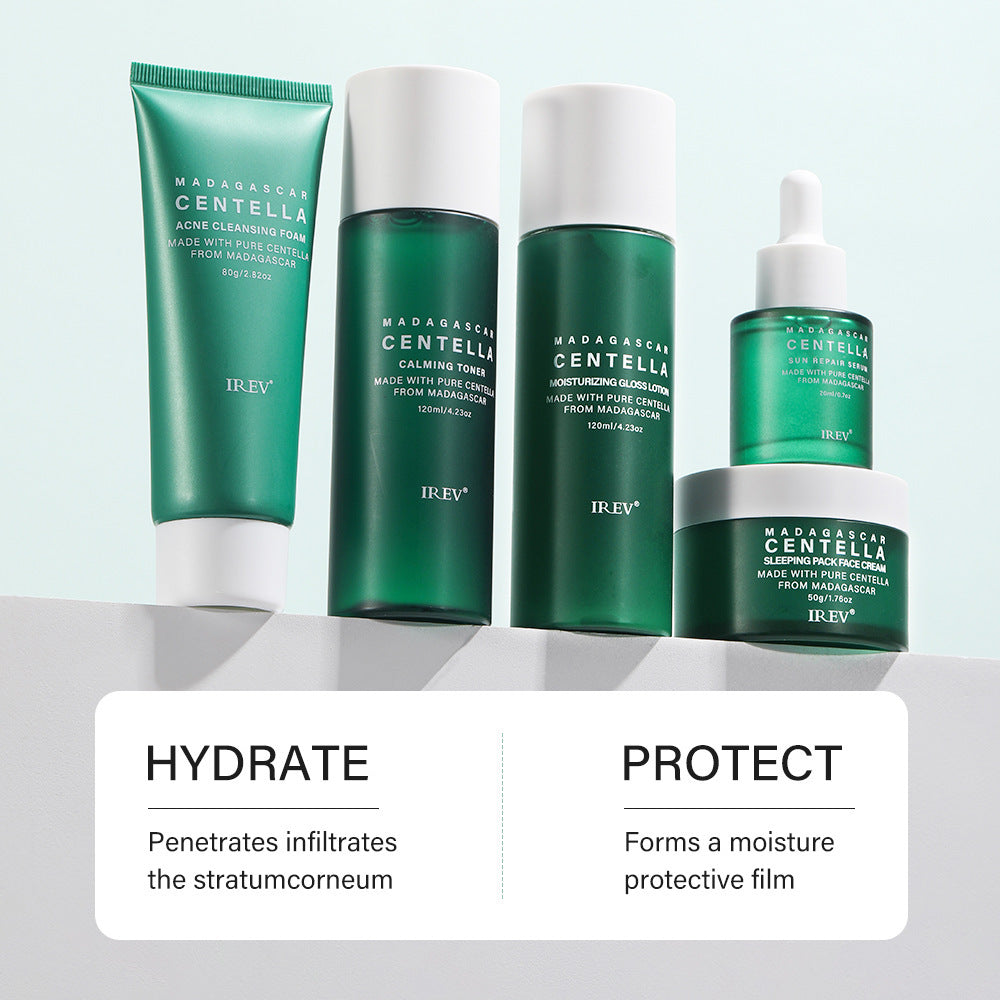 Snow Grass 5-PC Set Combination Facial Skincare Cosmetics