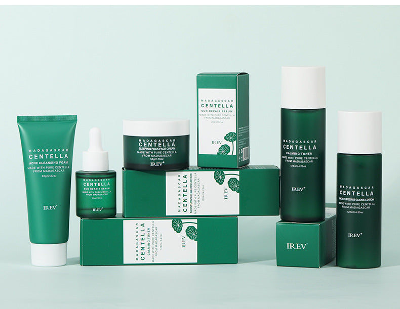 Snow Grass 5-PC Set Combination Facial Skincare Cosmetics