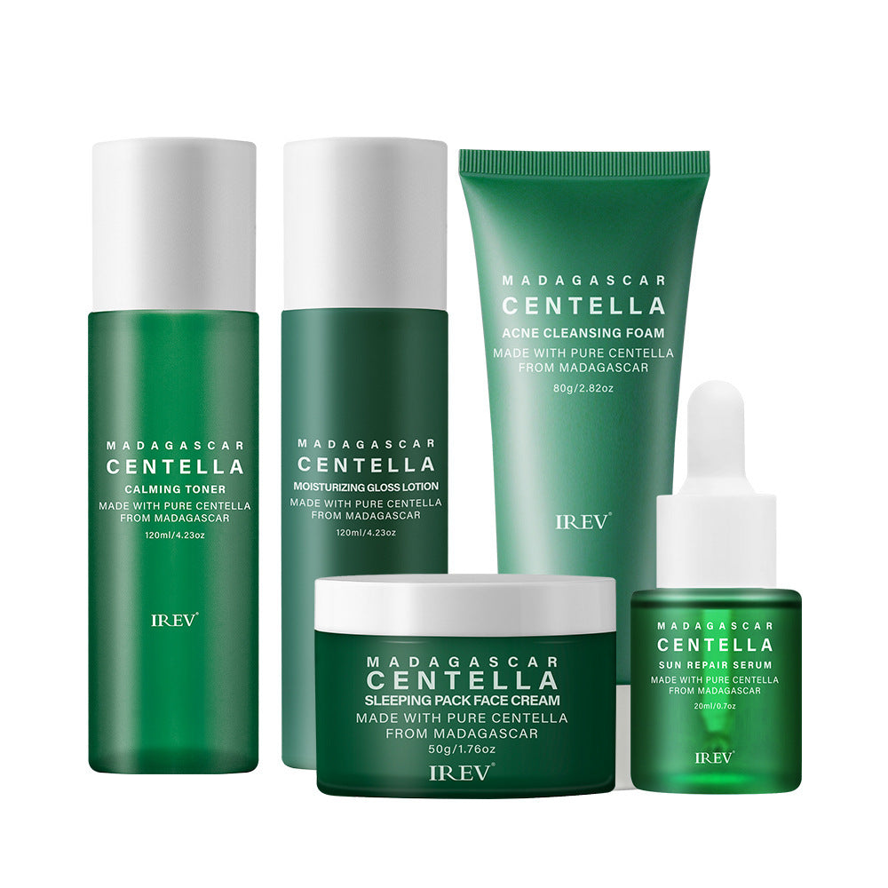 Snow Grass 5-PC Set Combination Facial Skincare Cosmetics